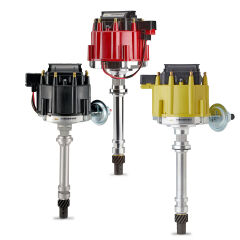 Distributors One-wire HEI distributors with melonized steel gears.