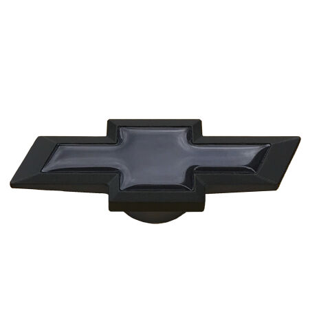 Extra-Large Air Cleaner Center Nut; Chevy Bowtie Style; Black Crinkle w/&nbsp;Black