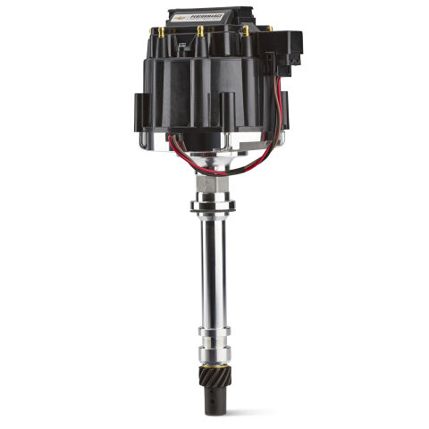 HEI Distributor; SBC/BBC V8 ; Melonized Gear; Vac. Adv. Locked Out; Black&nbsp;Cap