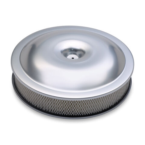 Engine Air Cleaner Kit; Super-Light Series; 14 Inch; Aluminum; Clear; No&nbsp;Logo