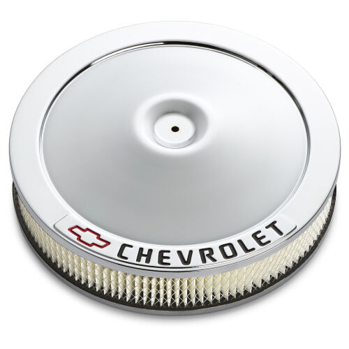 Carburetor Air Cleaner Kit; 14 Inch Diameter; 'Chevrolet