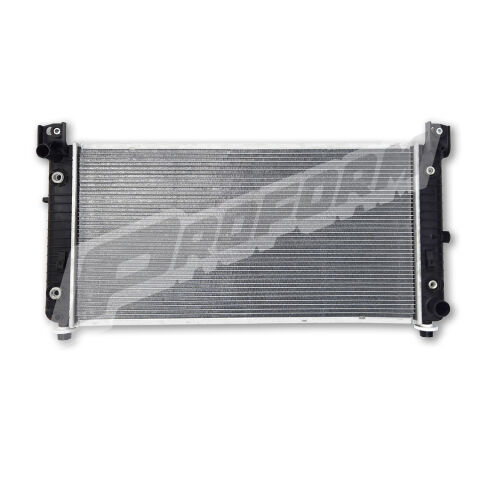 OEM Radiator, Exact Fit, Aluminum, Plastic, Cadillac, Chevy, GMC, Hummer,&nbsp;Each