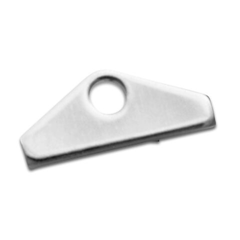 Engine Valve Cover Hold Down Washers; Tri-Tab Style; Chrome; Universal&nbsp;Fit