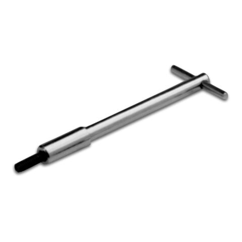 Engine Valve Cover Wing Nuts; T-Bar Style; Chrome; 5 Inches Long; Pack of&nbsp;4