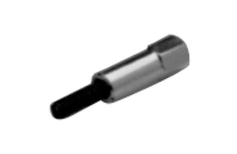 Engine Valve Cover Mini Nuts; Hi-Torque Steel; Chrome; Studs Included; Pack of&nbsp;4