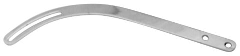 Alternator Bracket; Universal Arm Fits SB Chevy Water Pump Mount; Chrome;&nbsp;Steel