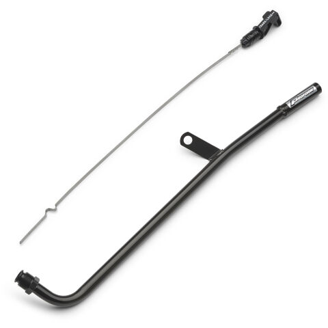 Transmission Dipstick Kit; Locking; Ford C4 Automatic Trans; Pan Fill;&nbsp;Black