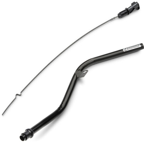 Transmission Dipstick Kit; Locking; Ford AOD 4-Spd Automatic Transmission;&nbsp;Black