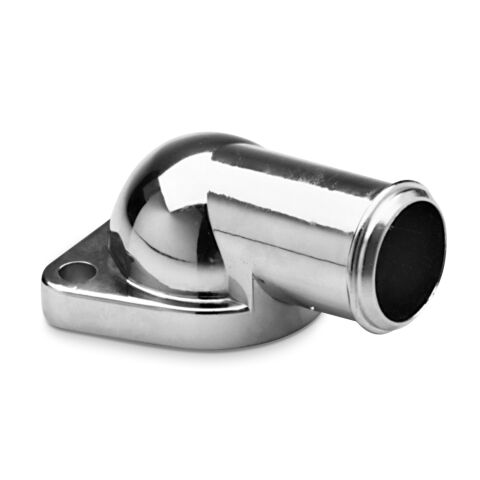 Water Neck; Chrome; O-Ring Style; For Pontiac V8 Engines 1964-1981; 90&nbsp;Degree