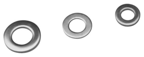 Washers; Stainless Steel Material; Fits 5/16 Inch Bolts; One Set of 12&nbsp;Pieces