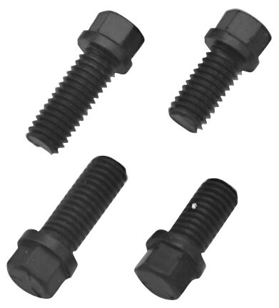 Header Bolts; Hex Head; 3/8-16 X 1 Inch; Black Oxide Finish; Pack of 12&nbsp;Pieces