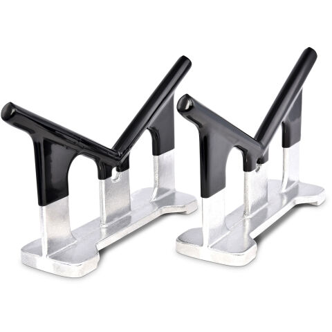 Engine Cylinder Head Holder; Heavy Duty V-Style; Aluminum Material; Sold as&nbsp;Pair