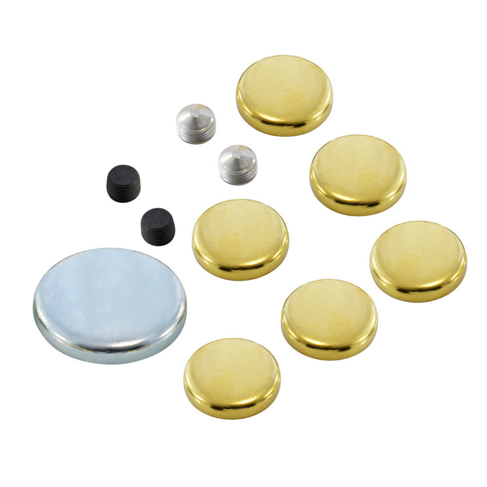 Brass Freeze Plug Kit; For Ford 351C/M-400 Engines; All Sizes