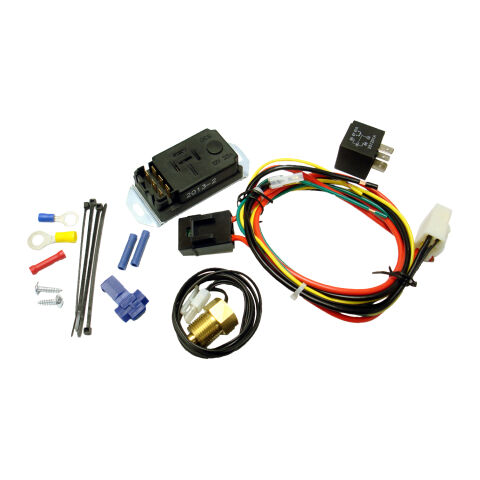 Electric Fan Controller; Adjustable 150-240 degree range; Thread-in probe&nbsp;sensor