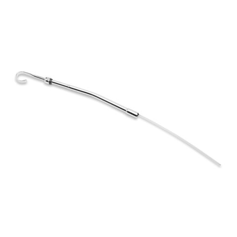 Engine Oil Pan Dipstick and Tube Kit; Chrome; Steel; For Pontiac V8 Engine&nbsp;55-79
