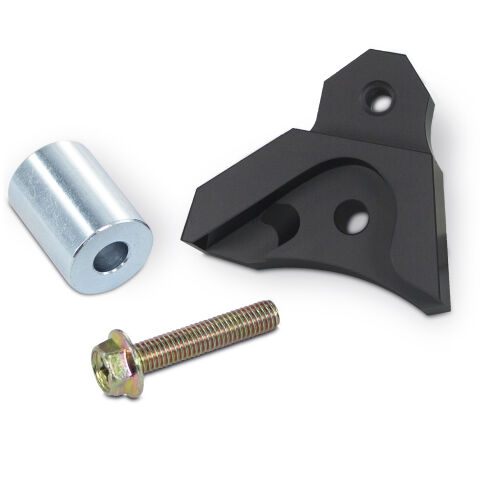 Lightning-Bolt Alternator Adapter; Converts Universal to 10SI Mount; Billet&nbsp;Alum