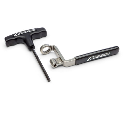 Valve Lash Wrench Set; 7/16 Inch Wrench With One 1/8 Allen Wrench; Plastic&nbsp;Grip