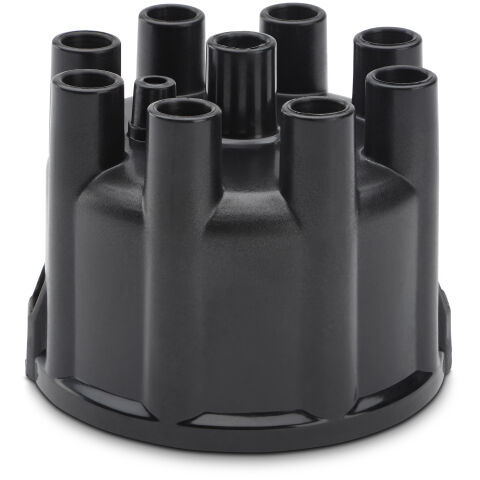 Engine Distributor Cap; Fits Chrysler V8; Female Sockets;&nbsp;Black
