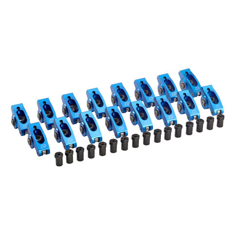 Engine Roller Rocker Arm Set; 1.6 Ratio 3/8 Stud; Self Aligning ; Fits SB&nbsp;Chevy
