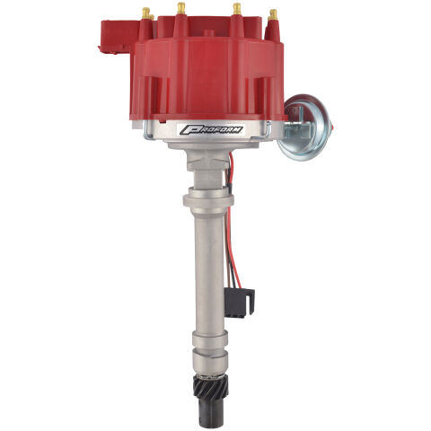 HEI Distributor; Hi-Performance; Built-In Coil; Red Cap; Chevy V8 Engines&nbsp;55-82
