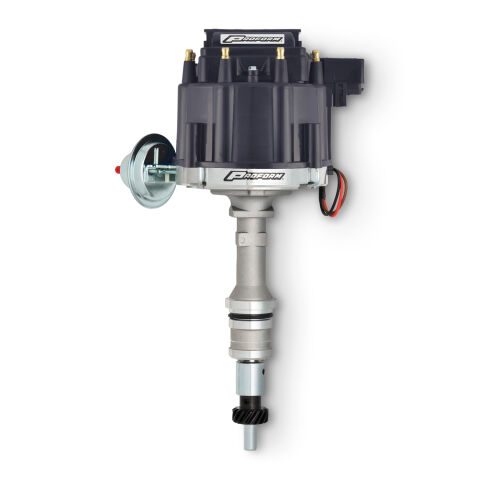 HEI Distributor; Street/Strip; Built-In Coil; Black Cap; For Ford 289-302 Engine