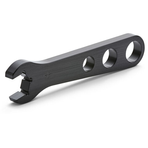 Aluminum AN Hex Wrench For -4AN; 9/16 Inch Fittings; Black Anodized; Sold&nbsp;Each