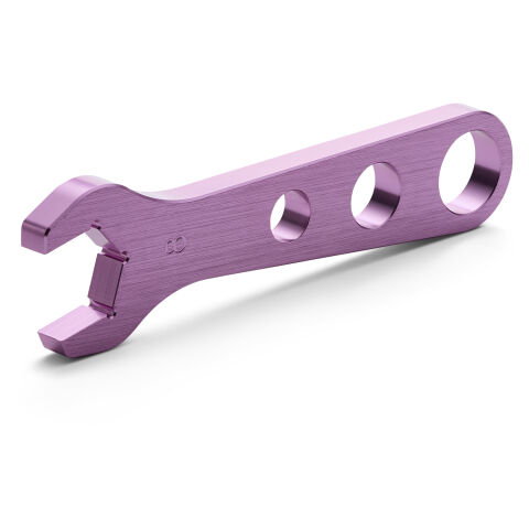 Aluminum AN Hex Wrench For -8AN; 13/16 Inch Fittings; Pink Anodized; Sold&nbsp;Each
