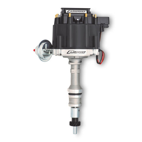 HEI Distributor; Built-In Coil; Black Cap-For Ford 351M, 351C-460 Engine