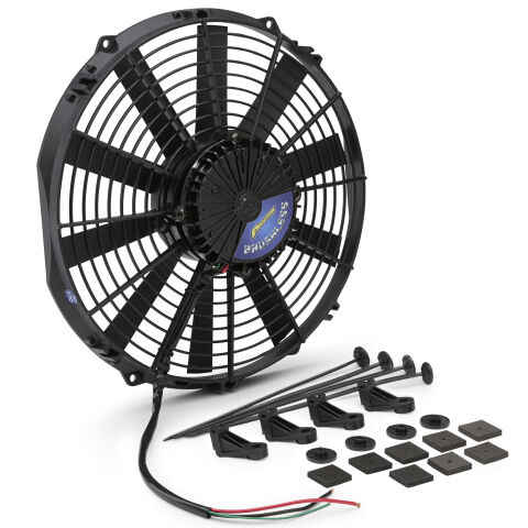 Brushless Electric Radiator Fan; Universal; 12 Volt; 12 Inch; 2100 CFM