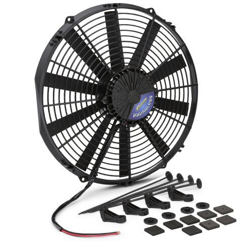 Brushless Electric Radiator Fan; Universal; 12 Volt; 14 Inch; 2900 CFM