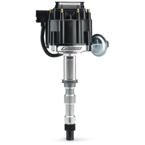 HEI Distributor; Street/Strip; Built-In Coil; Blk Cap; Fits Cadillac V8 Engines