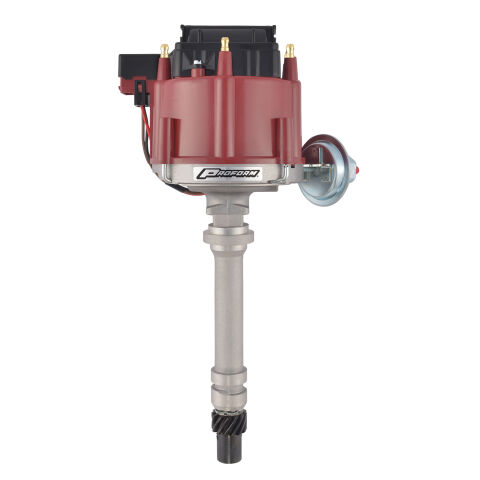 HEI Distributor; Street/Strip; Built-In Coil; Red Cap; For Chevy V6 173CI&nbsp;Engine