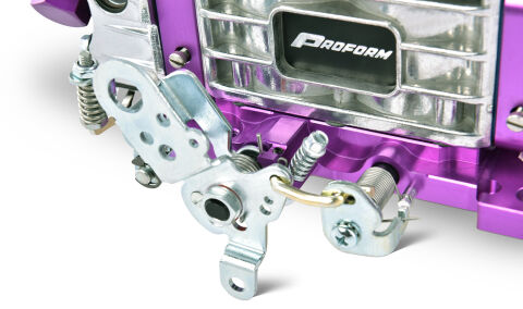 Adjustable Carburetor Secondary Pump Cam Bracket; Fits 4150 and Proform&nbsp;Carbs