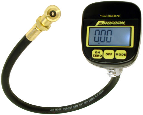 Tire Pressure Gauge; Digital Type; 0-100 PSI Range; 0.01 Increments; Square&nbsp;Face
