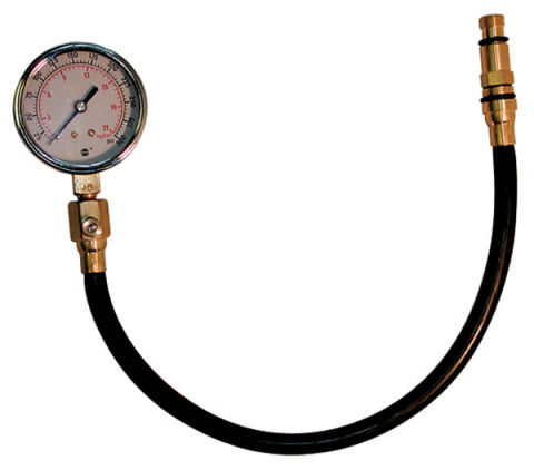 Oil Pressure Tester; 0-100 PSI; Fits Domestic and Foreign Engines; 24in.&nbsp;Hose