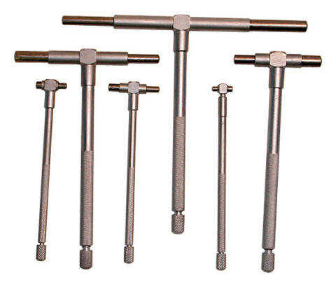 Telescoping Gauge Set; Six Piece Set; 5/16in. to 6in. Range; With Carrying&nbsp;Case