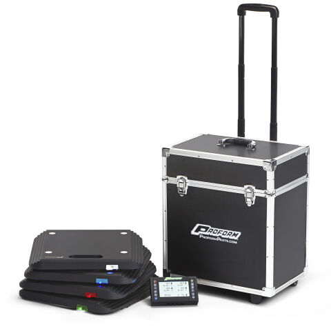 Vehicle Scale System; Wireless; 14,000LB Cap.; 3,500LB/Pad; 4 Pads; Hard&nbsp;Case