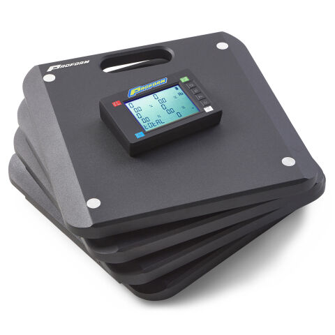 Vehicle Scale System; Wireless; 7,000LB Capacity; 1,750LB/Pad; 4 Pads; Hard&nbsp;Case