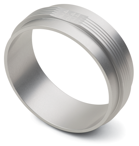Engine Piston Ring Squaring Tool; Billet Aluminum; 4.400