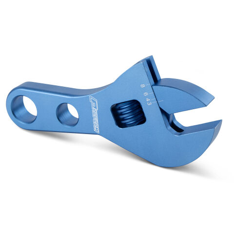 Adjustable AN Wrench; Compact Model; Fits -3AN to -8AN Size Fittings;&nbsp;Blue