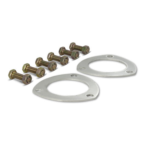 Exhaust Collector Gasket Kit; 3.5 In Dia.; Soft Aluminum; Bolts Included;&nbsp;1-Pair