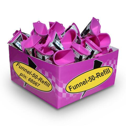 No-Mess' Funnel Refill Pack for Merchandiser #68069; 50&nbsp;Pieces