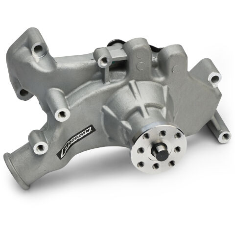 Engine Water Pump; Mechanical Long Style; High Flow Model; Satin; BB&nbsp;Chevy
