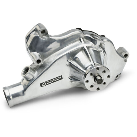 Engine Water Pump; Mechanical Short Style; High Flow Model; Polished; BB&nbsp;Chevy