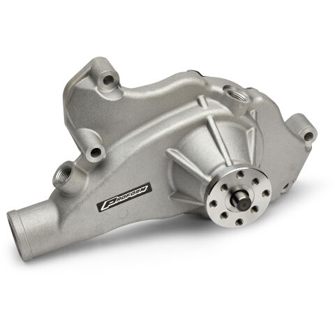 Engine Water Pump; Mechanical Short Style; High Flow Model; Satin; BB&nbsp;Chevy