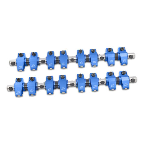 Roller Rocker Arm Set; 1.6 Ratio; Shaft Mount Style; Fits SB Chrysler Engines