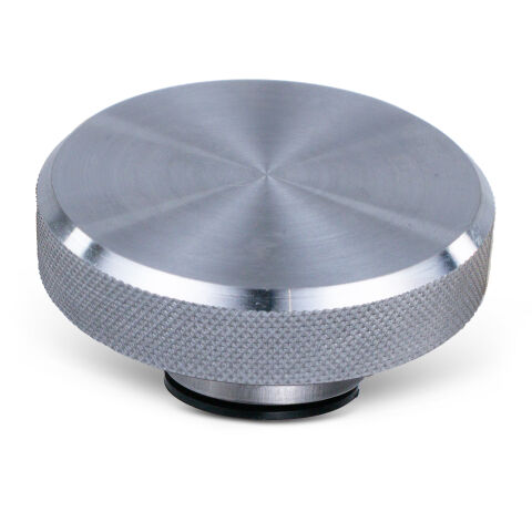 Twist-On Radiator Cap; Compatible with Filler Neck #69683; Billet Aluminum