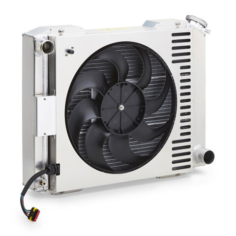 Slim-Fit Radiator System, Universal, GM Style, 19-inch Core, Manual Transmission